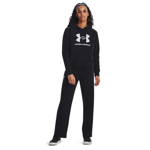 Under Armour Luvtröja Rival Fleece Big Logo Svart XS Kvinna