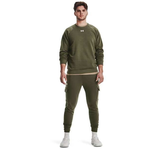 Under Armour Sweatshirt Rival Fleece Crew Grøn XL / Regular Mand