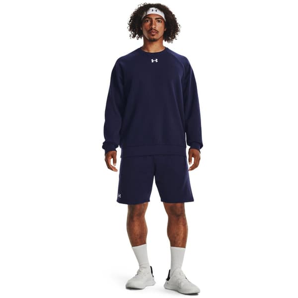 Under Armour Sweatshirt Rival Fleece Crew Blå XL / Regular Mand