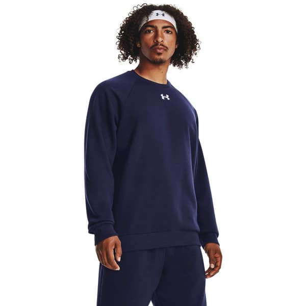 Under Armour Sweatshirt Rival Fleece Crew Blå XL / Regular Mand