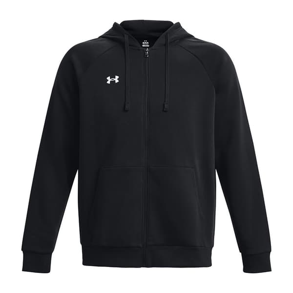 Under Armour Sweatshirt Med Fuld Lynlås Rival Fleece Sort XL / Regular Mand