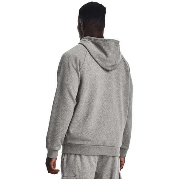 Under Armour Full Vetoketjullinen Villapaita Rival Fleece Harmaa XL / Regular Mies
