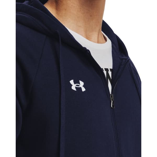 Under Armour Sweatshirt Med Full Dragkedja Rival Fleece Blå L / Regular Man