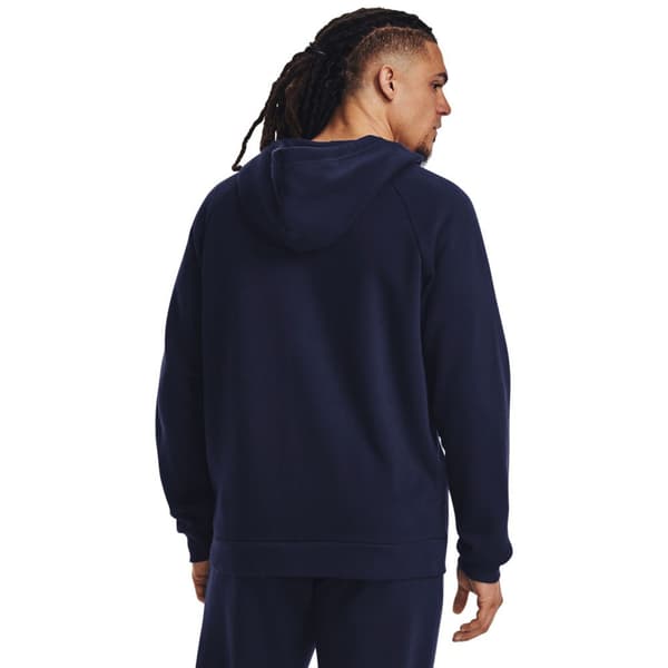 Under Armour Sweatshirt Med Full Dragkedja Rival Fleece Blå L / Regular Man