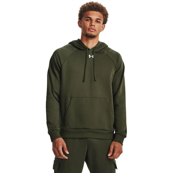 Under Armour Hættetrøje Rival Fleece Grøn L / Regular Mand