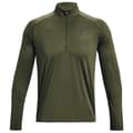 Miniatyrbillede 3 af 5: Under Armour Langærmet T-shirt Med Halv Lynlås Tech™ 2.0 Grøn L / Regular Mand