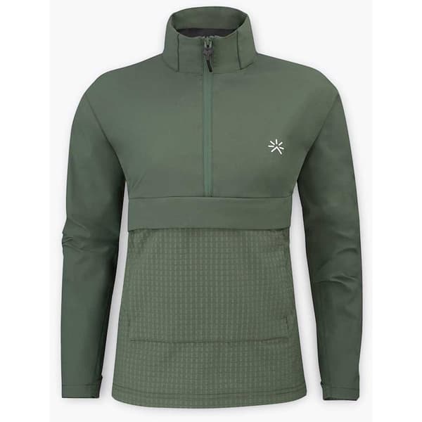 Tropicfeel Halv Lynlå Sweatshirt Ns40 Grøn M Kvinde