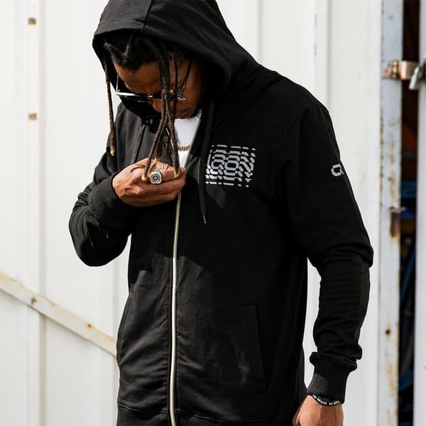 Iqon Sweatshirt Med Fuld Lynlås Explore Q Sort XL Mand