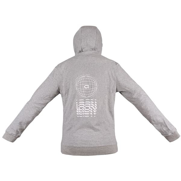Iqon Sweatshirt Med Full Dragkedja Explore World Grå XL Man