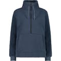 Miniatyrbillede 1 af 3: Cmp Halv Lynlå Sweatshirt 32p3806 Blå M Kvinde