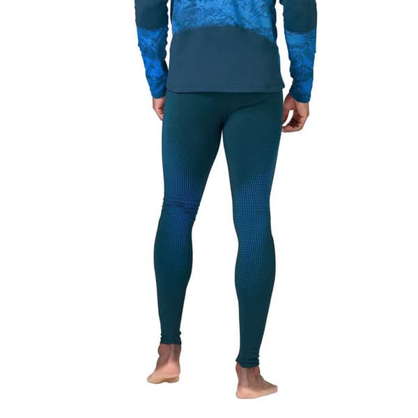 Odlo Leggings Performance Warm Eco Blå XL Mand