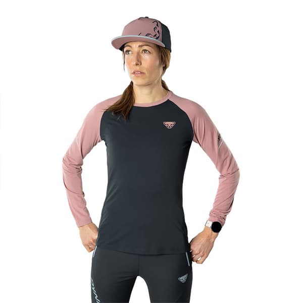 Dynafit Långärmad T-shirt Alpine Pro Grå DE 36 Kvinna