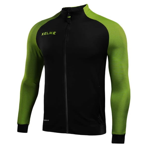 Kelme Fuld Lynlå Sweatshirt Montes Grøn,Sort 3XL Mand
