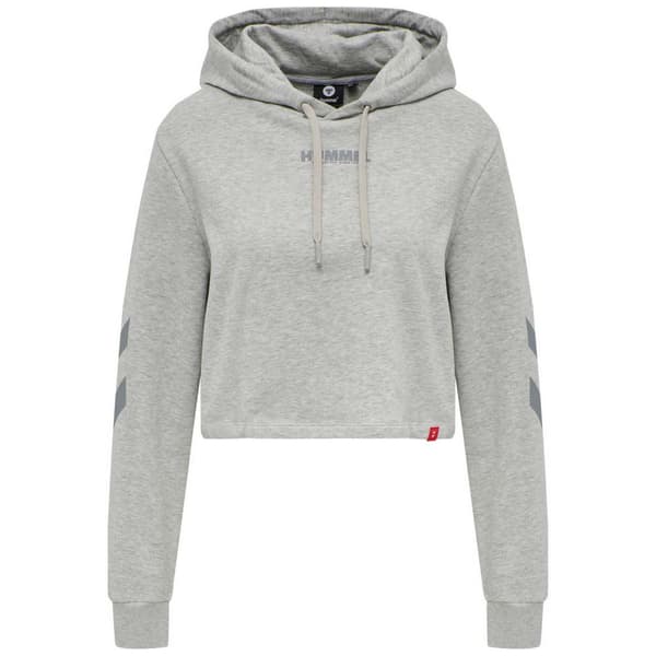 Hummel Luvtröja Legacy Cropped Grå XS Kvinna