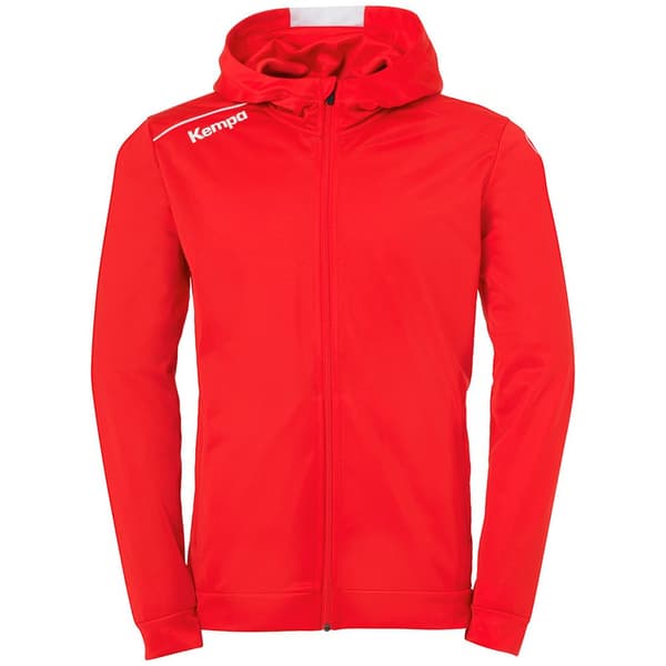 Kempa Sweatshirt Med Fuld Lynlås Player Rød 3XL Mand