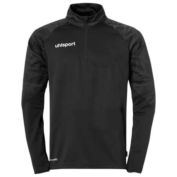 Uhlsport Halv Lynlå Sweatshirt Goal 25 Sort S Mand