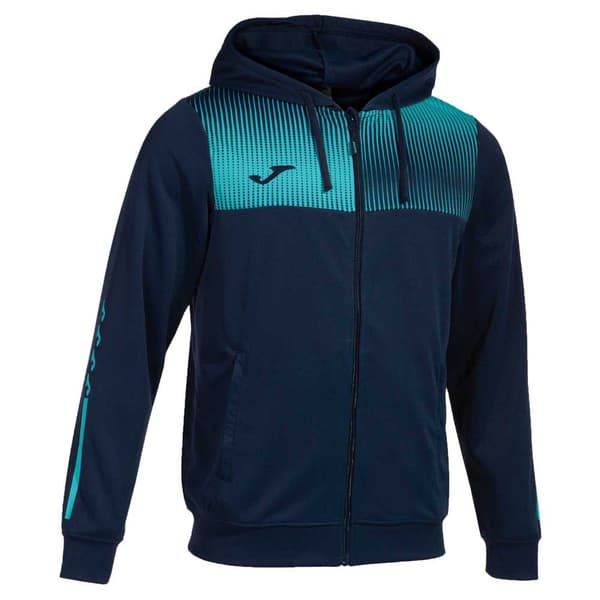 Joma Sweatshirt Med Fuld Lynlås Eco Supernova Blå S Mand