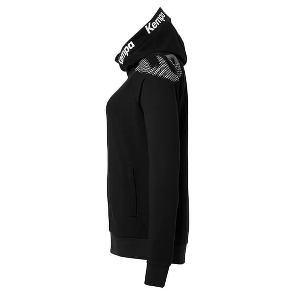 Kempa Sweatshirt Med Fuld Lynlås Core 26 Sort L Kvinde