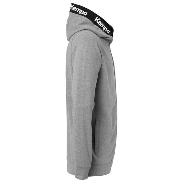 Kempa Sweatshirt Med Fuld Lynlås Core 26 Grå XL Mand