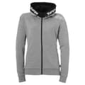 Miniatyrbillede 1 af 4: Kempa Sweatshirt Med Fuld Lynlås Core 26 Grå XS Kvinde