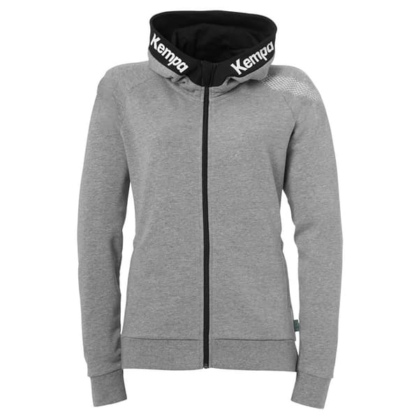 Kempa Sweatshirt Med Fuld Lynlås Core 26 Grå XS Kvinde