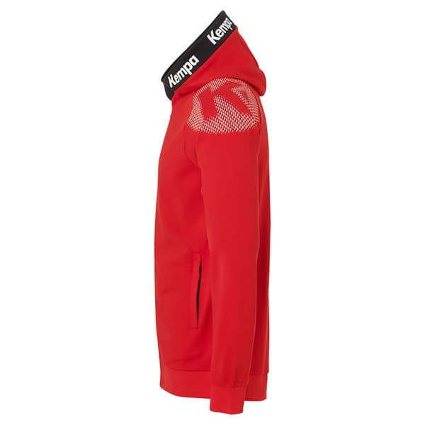 Kempa Sweatshirt Med Fuld Lynlås Core 26 Rød 152 cm Dreng