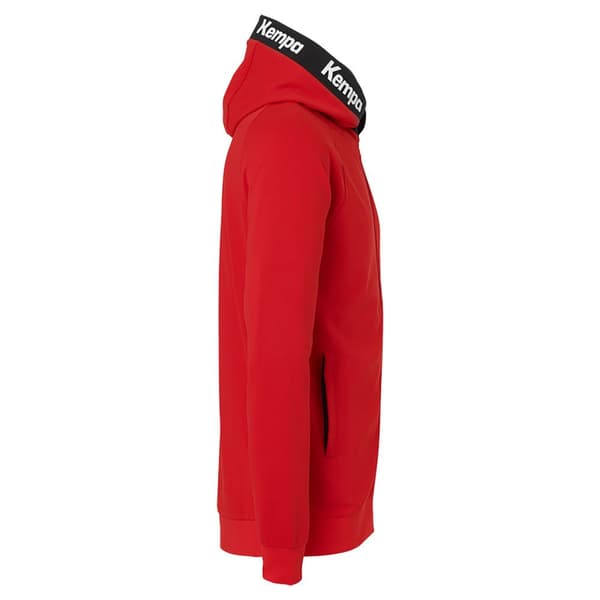 Kempa Sweatshirt Med Fuld Lynlås Core 26 Rød 152 cm Dreng
