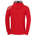 Miniatyrbillede 2 af 4: Kempa Sweatshirt Med Fuld Lynlås Core 26 Rød 152 cm Dreng