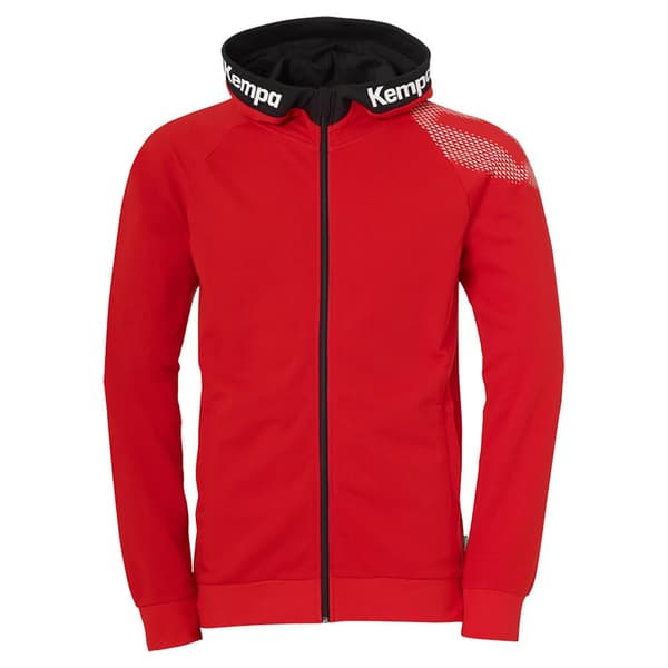 Kempa Sweatshirt Med Fuld Lynlås Core 26 Rød 152 cm Dreng