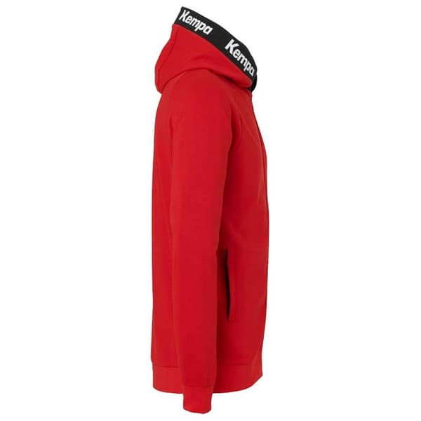 Kempa Sweatshirt Med Fuld Lynlås Core 26 Rød 4XL Mand