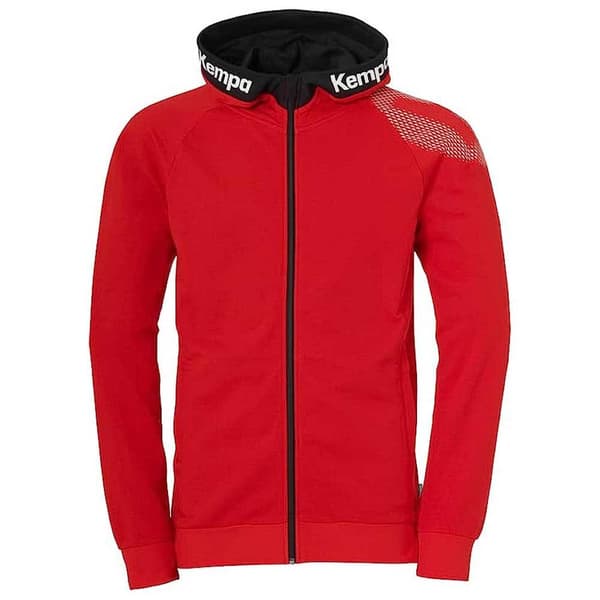 Kempa Sweatshirt Med Fuld Lynlås Core 26 Rød XL Mand
