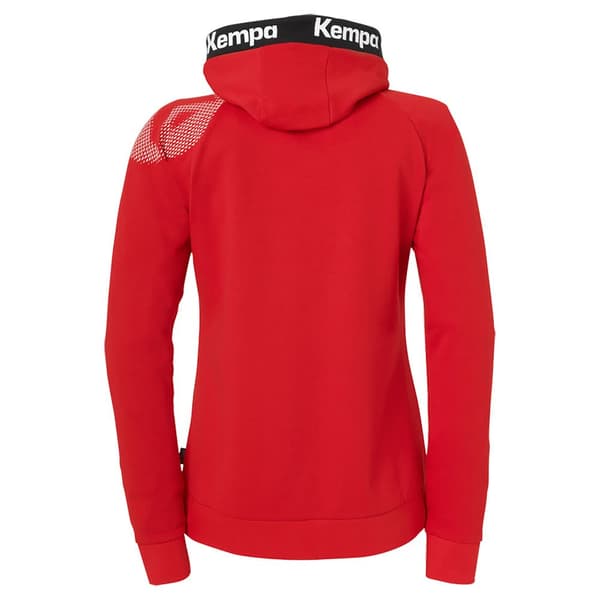 Kempa Sweatshirt Med Fuld Lynlås Core 26 Rød L Kvinde