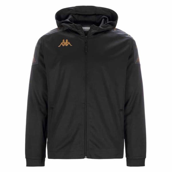 Kappa Sweatshirt Med Full Dragkedja Grevolo Svart 2XL Man