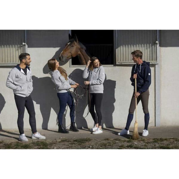 Equitheme Sweatshirt Med Fuld Lynlås Nicolas Orange,Blå,Sort 2XL