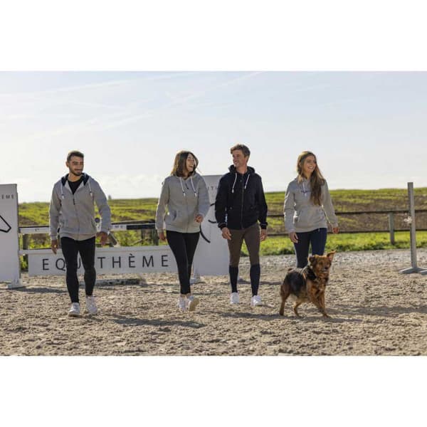 Equitheme Sweatshirt Med Fuld Lynlås Nicolas Orange,Blå,Sort 2XL
