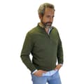 Pikkukuva 1 / 4: Pasion Morena Puoliksi Vetoketjullinen Villapaita Logo Vihreä 3XL