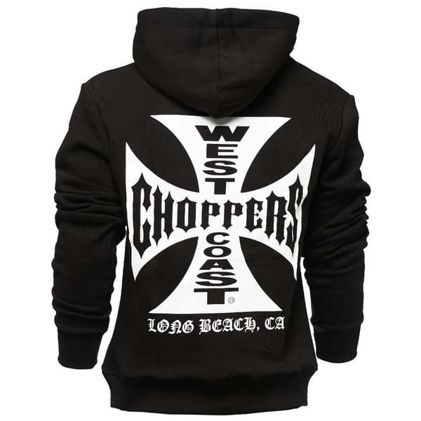 West Coast Choppers Full Vetoketjullinen Villapaita Og Classic Musta 2XL Mies