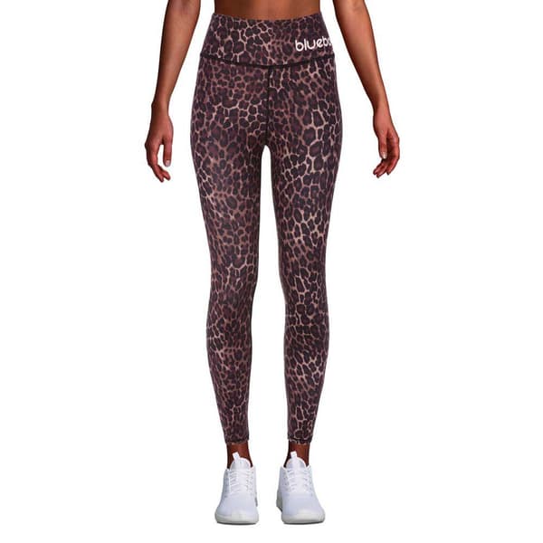 Blueball Sport Strumpfhose Leopard Rosa S Kvinde