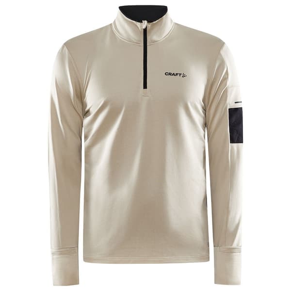 Craft T-shirt Med Halv Lynlås Adv Subz Beige M Mand