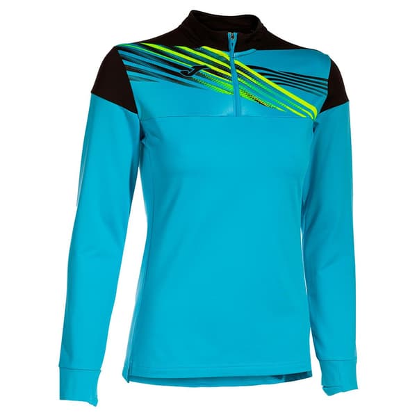 Joma Halv Lynlå Sweatshirt Elite X Blå L Kvinde