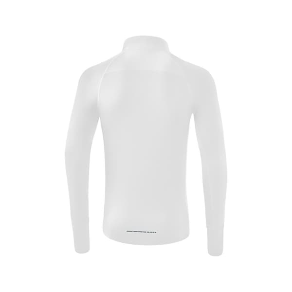 Erima Langærmet T-shirt Med Halv Lynlås Racing Hvid 3XL Mand
