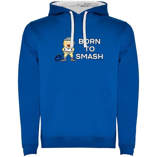 Kruskis Hættetrøje Born To Smash Two-colour Blå 2XL Mand