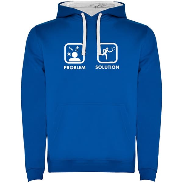 Kruskis Luvtröja Problem Solution Smash Two-colour Blå 3XL Man