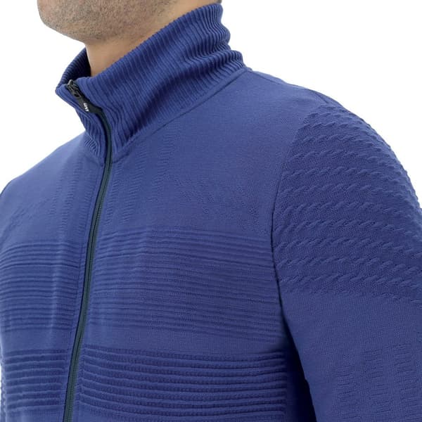 Uyn Fuld Lynlå Sweatshirt Natural Training Blå S Mand