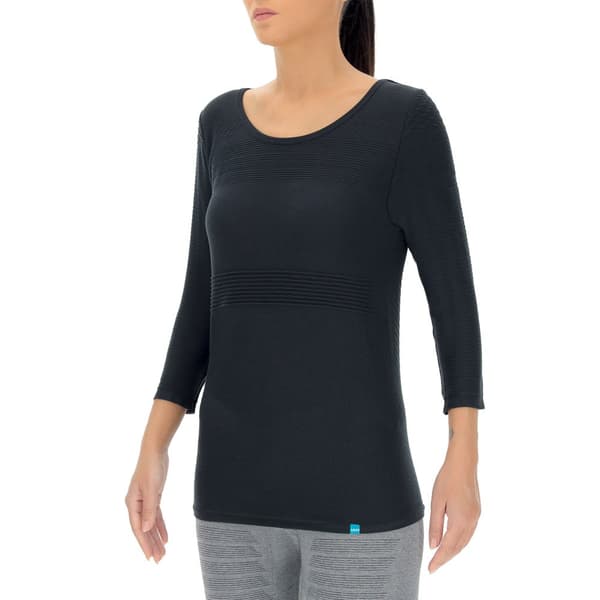 Uyn Natural Training 3/4 Ærme T-shirt Sort S Kvinde