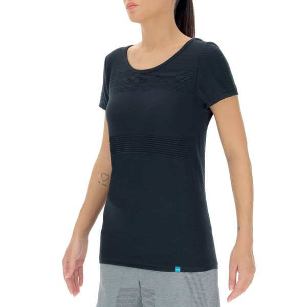 Uyn Kortærmet T-shirt Natural Training Sort XS Kvinde