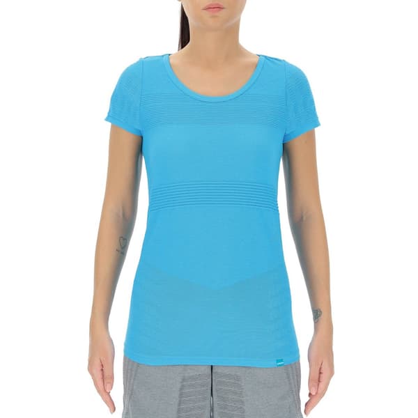 Uyn Kortærmet T-shirt Natural Training Blå M Kvinde