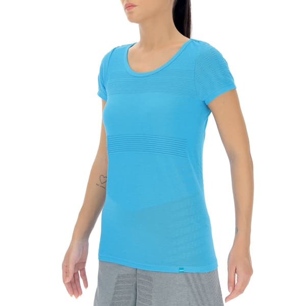 Uyn Kortärmad T-shirt Natural Training Blå XL Kvinna