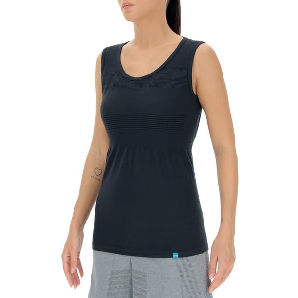 Uyn Ärmlös T-shirt Natural Training Svart XS Kvinna