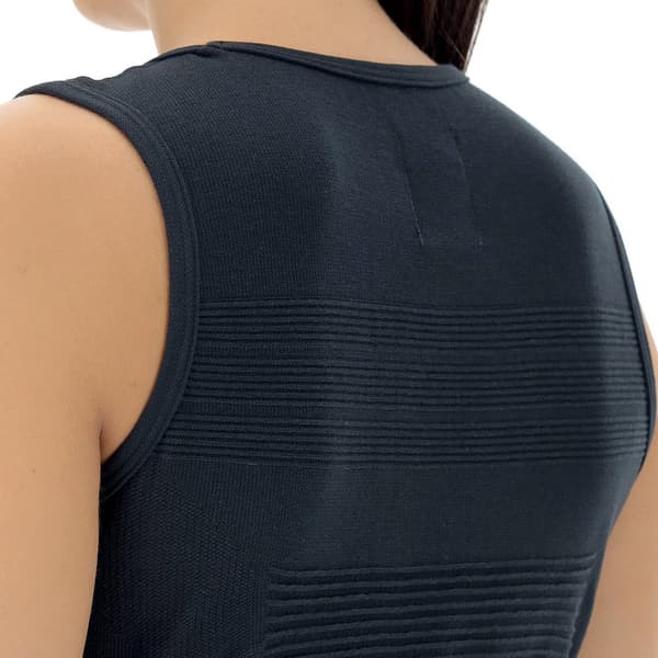 Uyn Ærmeløs T-shirt Natural Training Sort S Kvinde